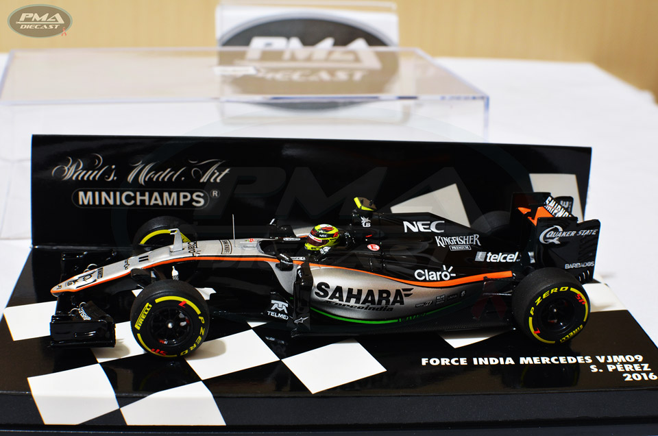 SERGIO PEREZ 2016 FORCE INDIA VJM09 1:43